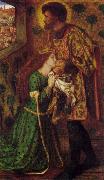 Dante Gabriel Rossetti St. George and the Princess Sabra painting